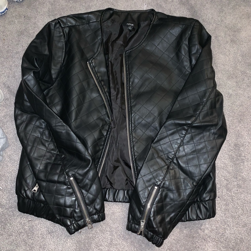 Leather jacket